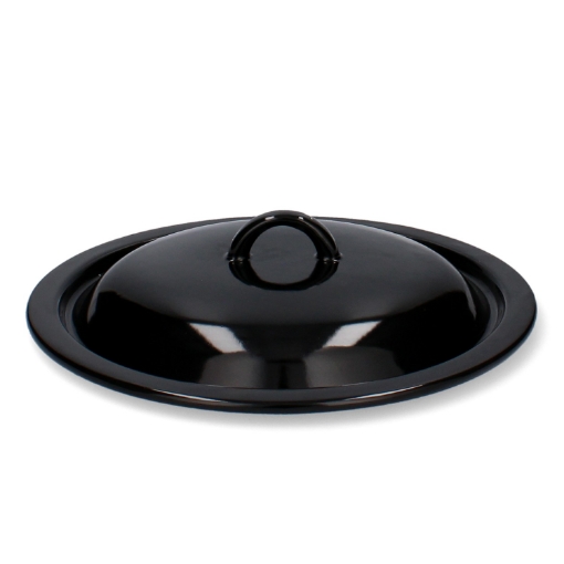 Chomik Эмалированная Крышка Черная 20 См, EMA2000P - Home Club