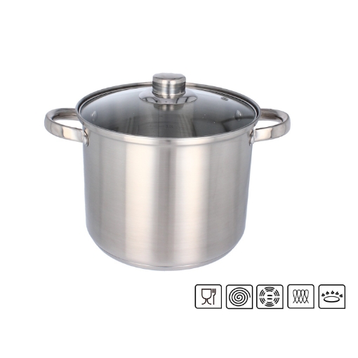 Chomik Нержавеющая Кастрюля Stock Pot 4 Л, 20 См, KIR2445 - Home Club