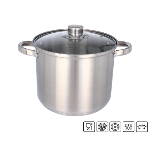 Chomik Нержавеющая Кастрюля Stock Pot 5,5 Л, 22 См, KIR2452 - Home Club