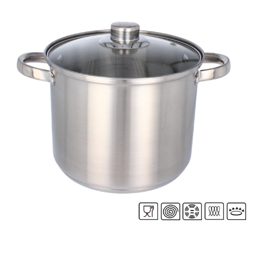 Chomik Нержавеющая Кастрюля Stock Pot 9 Л, 26 См, KIR2476 - Home Club
