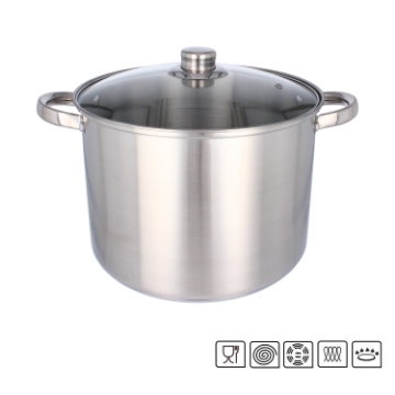 Chomik Нержавеющая Кастрюля Stock Pot 9 Л, 26 См, KIR2476 - Home Club