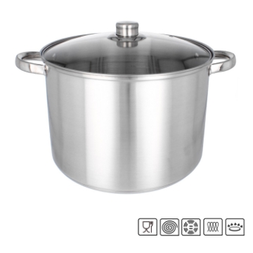 Chomik Нержавеющая Кастрюля Stock Pot 14 Л, 30 См, KIR2490 - Home Club