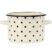 Chomik Эмалированная Кастрюля 3 Л 18 См Белый С Точками, EMA3400 - Home Club