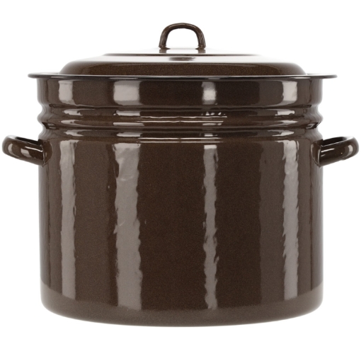 Chomik Эмалированная Кастрюля Простая 40 Л 40 См Бразовый С/П, EMA3615 - Home Club