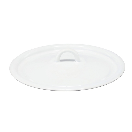 Chomik Эмаллированная Крышка Белого Цвета 20 См, EMA7480 - Home Club