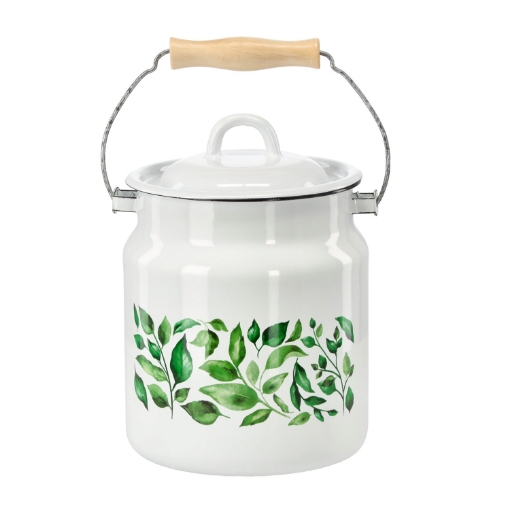 Chomik Эмалированная Канка 3,3 Л 16 См Белая Fikus Z/P, EMA9105 - Home Club