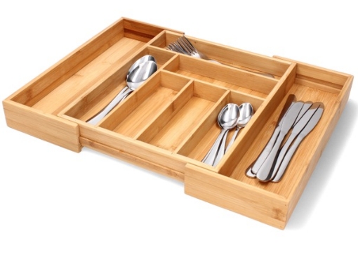 Chomik Органайзер для столовых приборов для ящика, раздвижной, 45x33,5x5 см, MUT6398 - Home Club