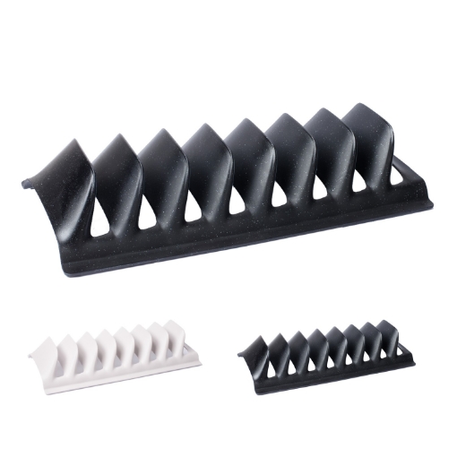 Chomik Стойка Для Тарелок Белый/Черный0925, PRA5389 - Home Club