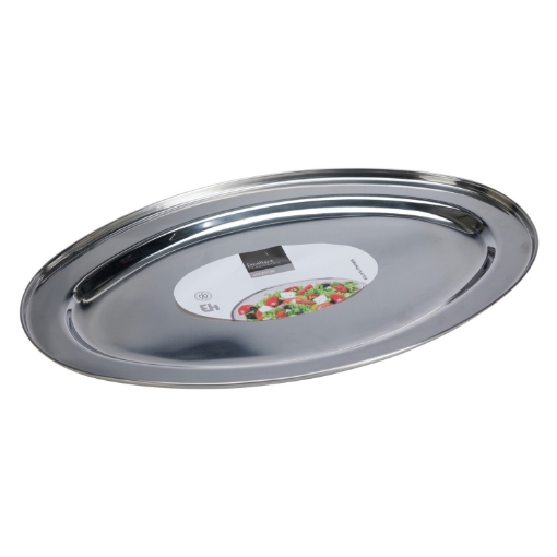 Chomik Овальная Нержавеющая Поднос 45X29 См, AMS0584 - Home Club