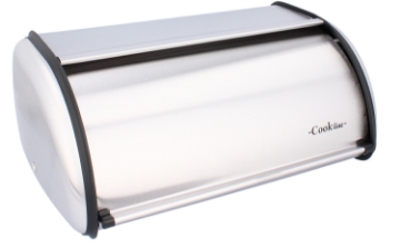 Chomik Хлебник Ginepro - Металлический Серебряный Мат 36 x 23 x 14,5 См, NEL5064 - Home Club