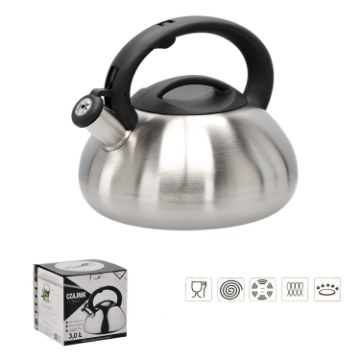 Chomik Чайник Из Нержавеющей Стали 2,5 Л Bowl, KIR2568 - Home Club