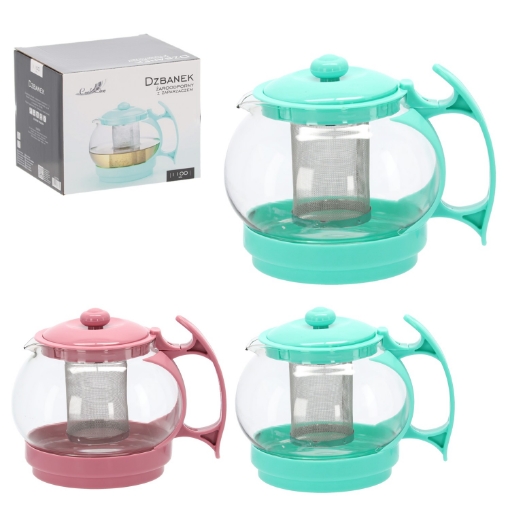 Chomik Жаропрочный кувшин с заварочным устройством, объем 1,1 л, LUT7730 - Home Club