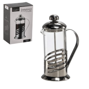 Chomik Чайник для чая и кофе объемом 350 мл с поршнем, LUT1403 - Home Club