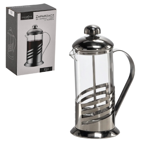 Chomik Чайник для чая и кофе объемом 350 мл с поршнем, LUT1403 - Home Club