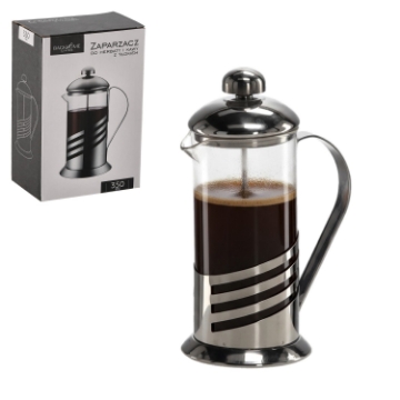 Chomik Чайник для чая и кофе объемом 350 мл с поршнем, LUT1403 - Home Club