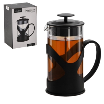 Chomik Чайник для чая и кофе объемом 1000 мл с поршнем, LUT1519 - Home Club