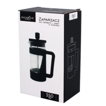 Chomik Чайник для чая и кофе объемом 350 мл с поршнем, LUT1526 - Home Club