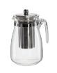 Chomik Жаропрочный кувшин с заварочным устройством и металлической крышкой, объем 900 мл, LUT1557 - Home Club, изображение 3