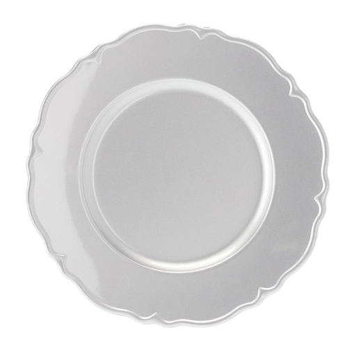 Chomik Круглая подставка 33 x 33 x 2 см с серебряным узором, VEN8588 - Home Club