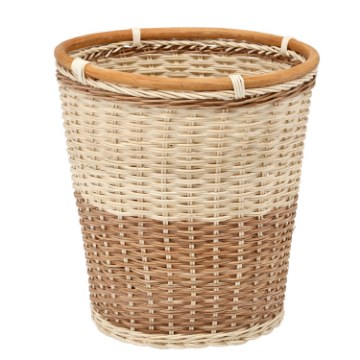 Chomik Кошик З Ротангу 28 x 29/30 См Натуральний - Білий, DRA6140 - Home Club