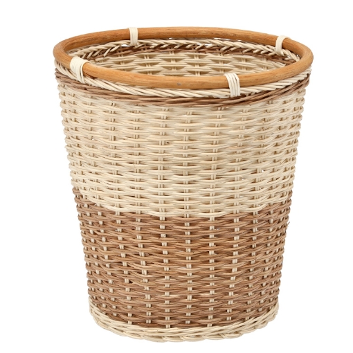 Chomik Корзина из ротанга 28 x 29/30 см, натуральная - белая, DRA6140 - Home Club