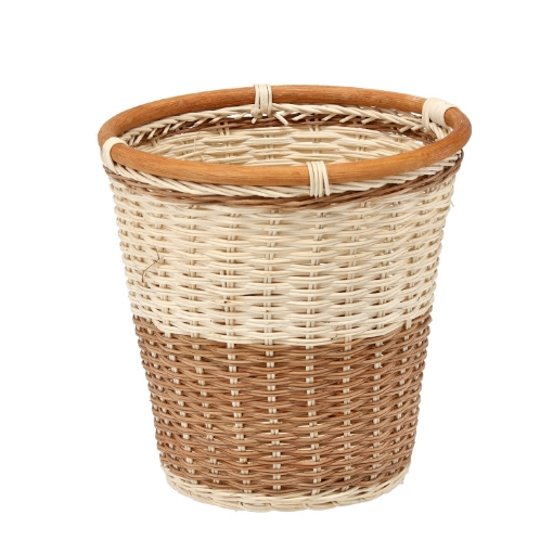 Chomik Корзина из ротанга 24 x 24/25 см, натуральная - белая, DRA6157 - Home Club