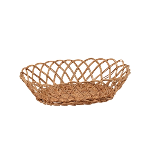 Chomik Овальная корзина из ротанга, 26 x 20 x 7 см, натуральная, DRA6171 - Home Club