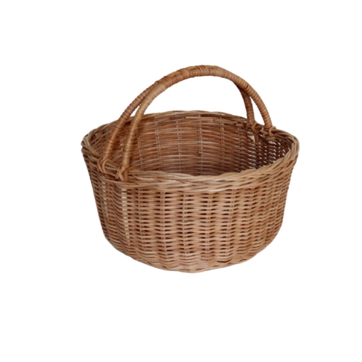 Chomik Корзина из ротанга 24 x 13/22 см с ручкой - натуральная, DRA7350 - Home Club