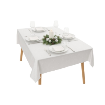 Chomik Двосторонній Срібний Скатертин 130X180 См Різдво, DEC4563 - Home Club
