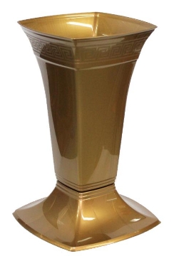 Chomik Высокий флакон Этна, золотой металлик, 38 см, LAM5287 - Home Club