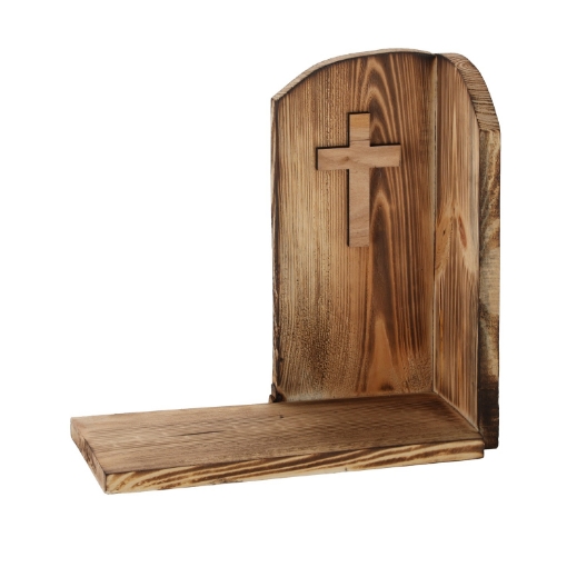 Chomik Подставка Для Гробной Свечи 04 Опаленная 29x31,8x15,5, OME7837 - Home Club