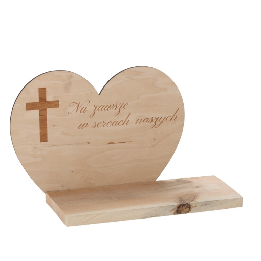 Chomik Подставка Для Свечи «Сердце 05» Неопаленная 22x30x15,5 см, OME7844 - Home Club
