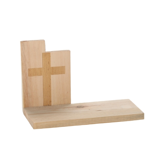 Chomik Подставка под свечу 07, не обожженная, крест 22X30X14, OME7868 - Home Club