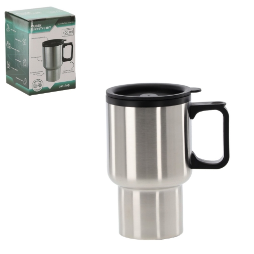 Chomik Туристическая кружка с ручкой, объем 400 мл, ETA4803 - Home Club