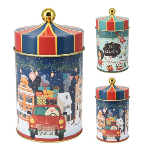 Chomik Металлическая Банка 10X18 См, AMS4871 - Home Club