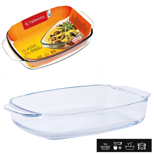 Chomik Жаровня Жароустойчивая Прямоугольная 2,3 Л, WOL1825 - Home Club