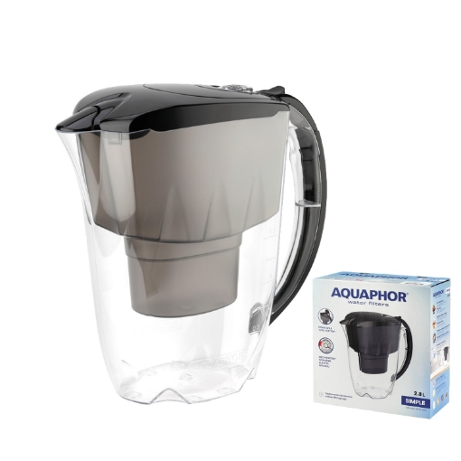 Chomik Канна Simple 2,8 л без вкладыша, черная, POL7396 - Home Club