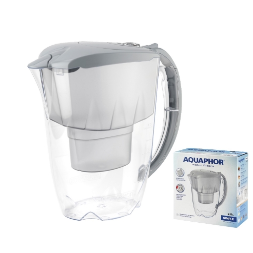 Chomik Кружка Simple 2,8 л без вкладыша, серая, POL7402 - Home Club