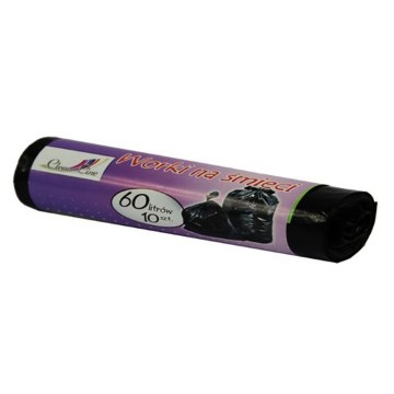 Chomik Связки Мусорных Мешков Extra Mocne 60L A'10 Черные, CHOM7686 - Home Club