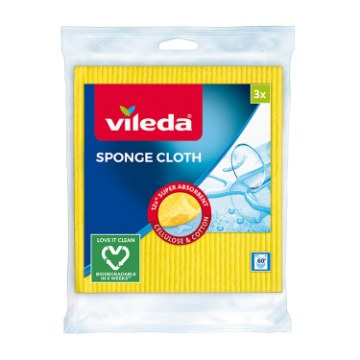 Chomik Губчаста ганчірка, 3 шт. Vileda3468, VIL0213 - Home Club