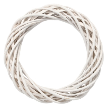 Chomik Плетеный венок 30 см, белый/серый, ILS9364 - Home Club