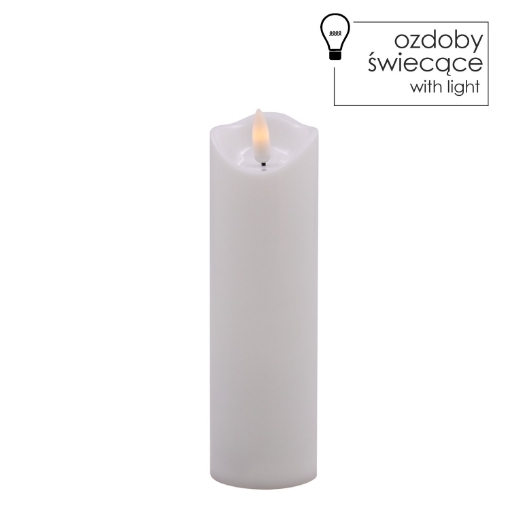 Chomik Свічка Led Біла 5 X 17,5 См, LED9360 - Home Club