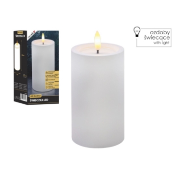 Chomik Свеча Led Белый 7 X 12,5 См, LED9407 - Home Club