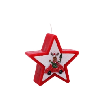 Chomik Свеча 10 x 3,8 x 10 см — Звезда С Оленем В Автомобиле, LAW9256 - Home Club