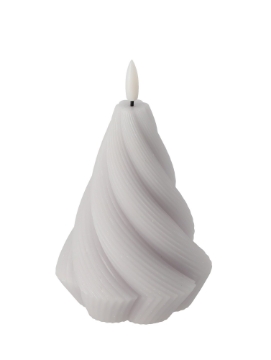 Chomik Свеча Восковая Led - Twisted 9 x 12,5 Cm Микс Цветов, LAW9331 - Home Club