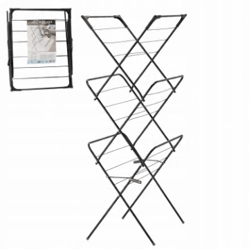 Chomik Сушилка Для Білизни «Camilla» Чорна 62 x 51 висота 136,5 См, BAN1150 - Home Club