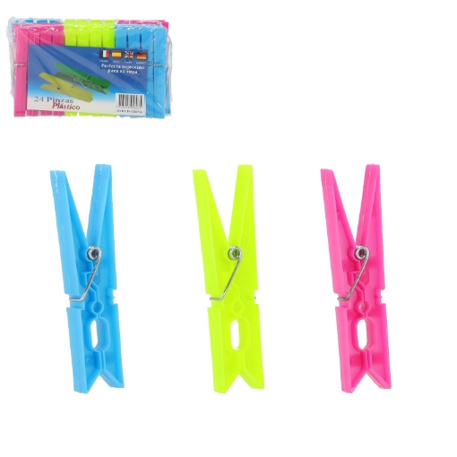 Chomik Кліпси, 24 Шт. Пластикові, WUI6285 - Home Club