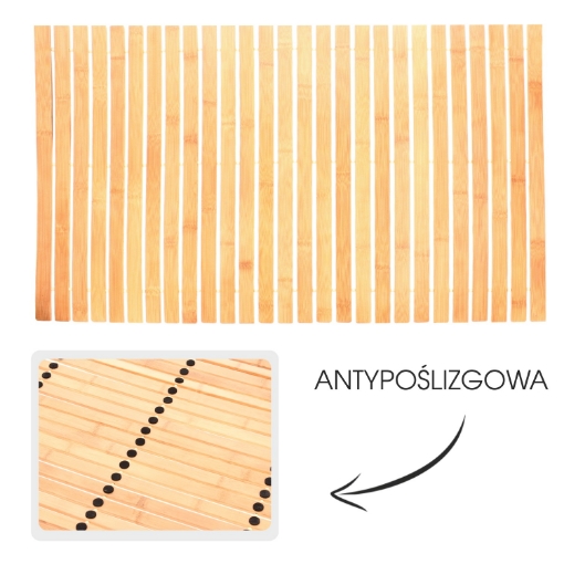 Chomik Бамбуковый Коврик Для Ванной «Haiti» 50 x 80 См, TIS3425 - Home Club