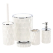 Chomik Набор Для Ванной Круглый, 5 Элементов, Белый, OKY4671 - Home Club