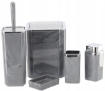 Chomik Квадратный набор для ванной комнаты, 5 элементов, мраморный серый, OKY5140 - Home Club, изображение 3